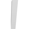 Ekena Millwork 5 1/2-in. W x 26-in. D x 30-in. H Traditional Architectural Grade PVC Knee Brace BRCP055X26X30TRA - alternate 6